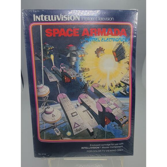 Space Armada Mattel Intellivision Video Game Sealed - Picture 1 of 2